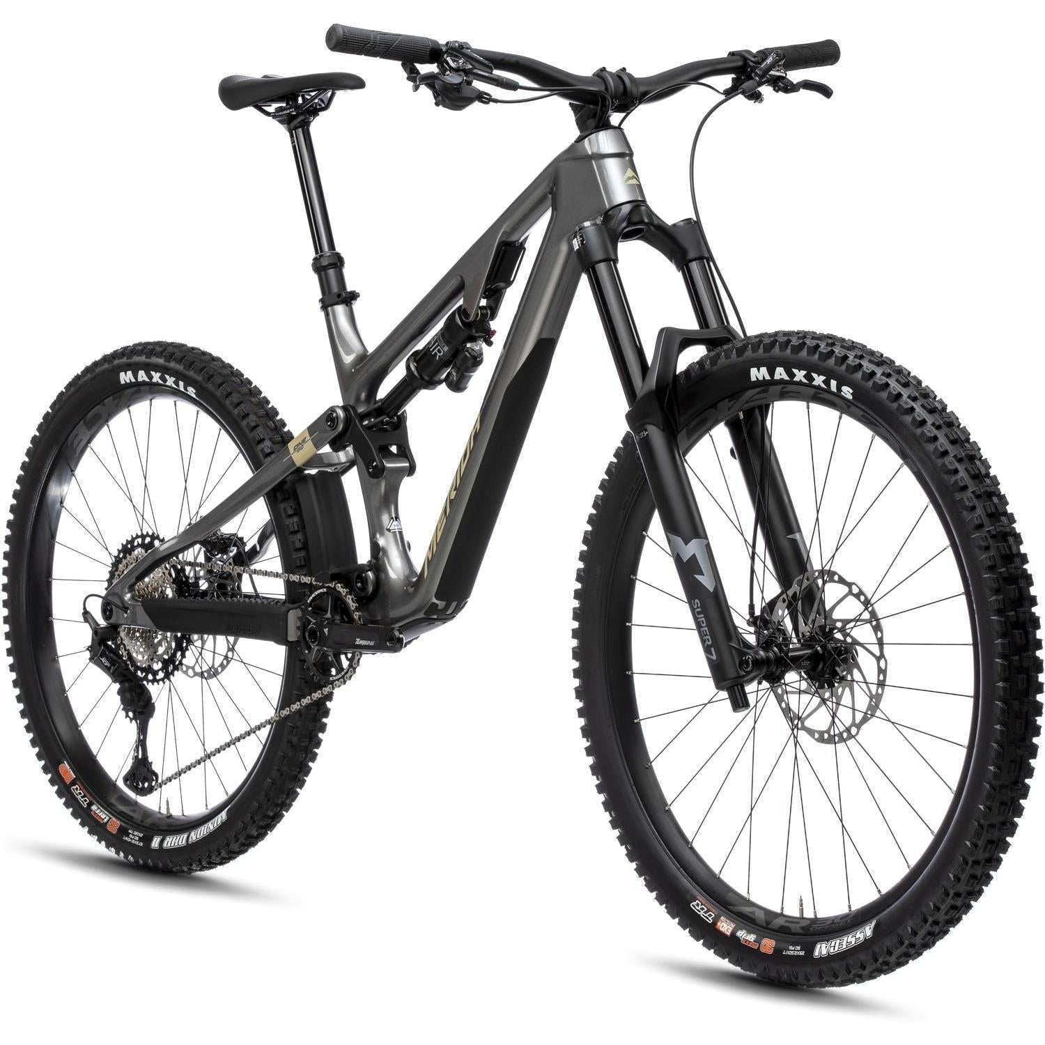 Merida One-Sixty 7000 Enduro Bike Gunmetal Grey/Earth Powder
