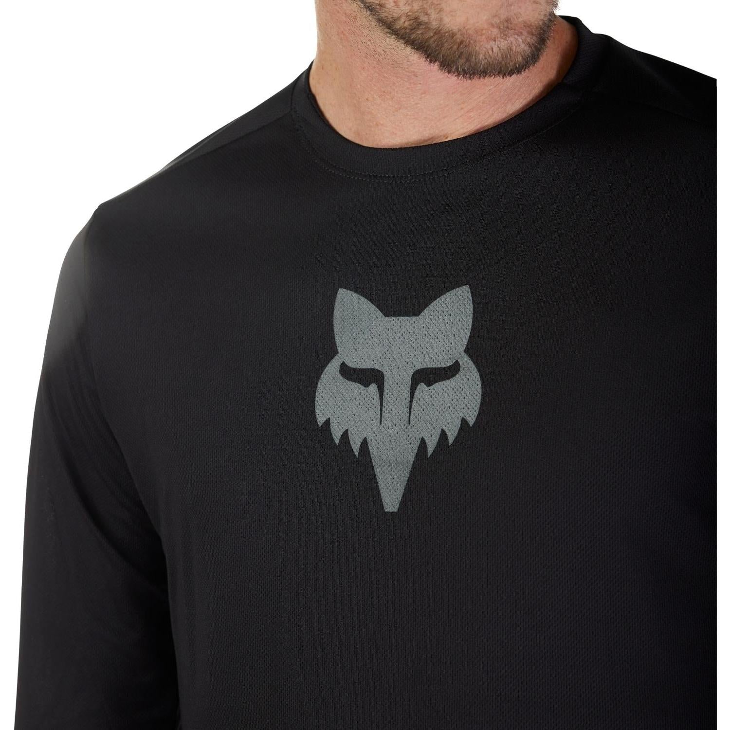 Fox Ranger Long Sleeve Jersey Black 2025 2025