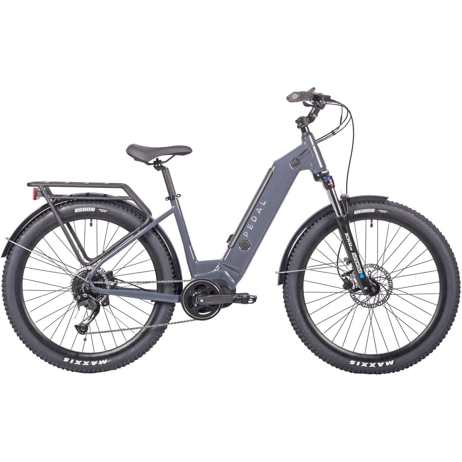 Pedal Lynx 3 ST Electric Hardtail Mountain Bike 468Wh Battery Dark Grey