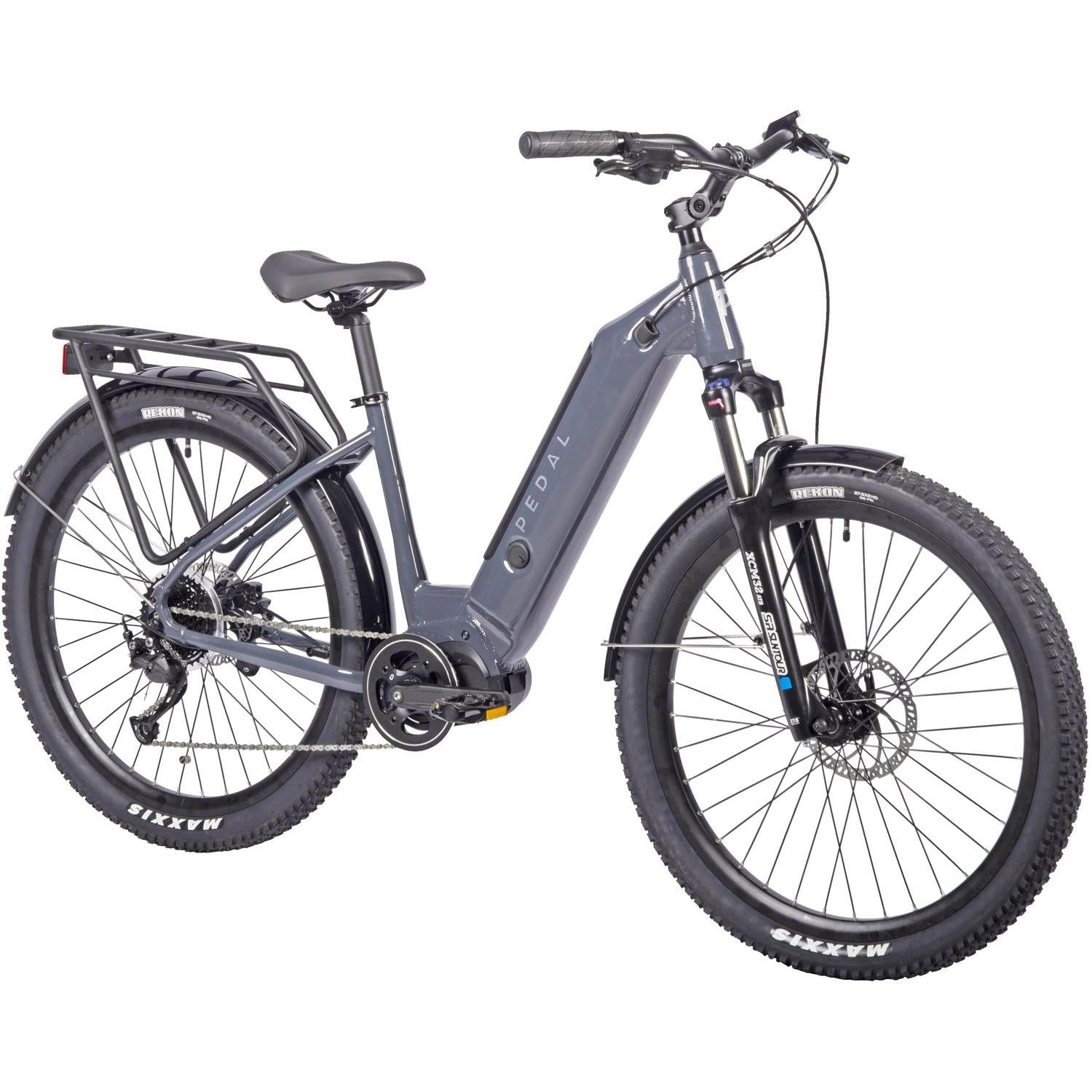 Pedal Lynx 3 ST Electric Hardtail Mountain Bike 468Wh Battery Dark Grey
