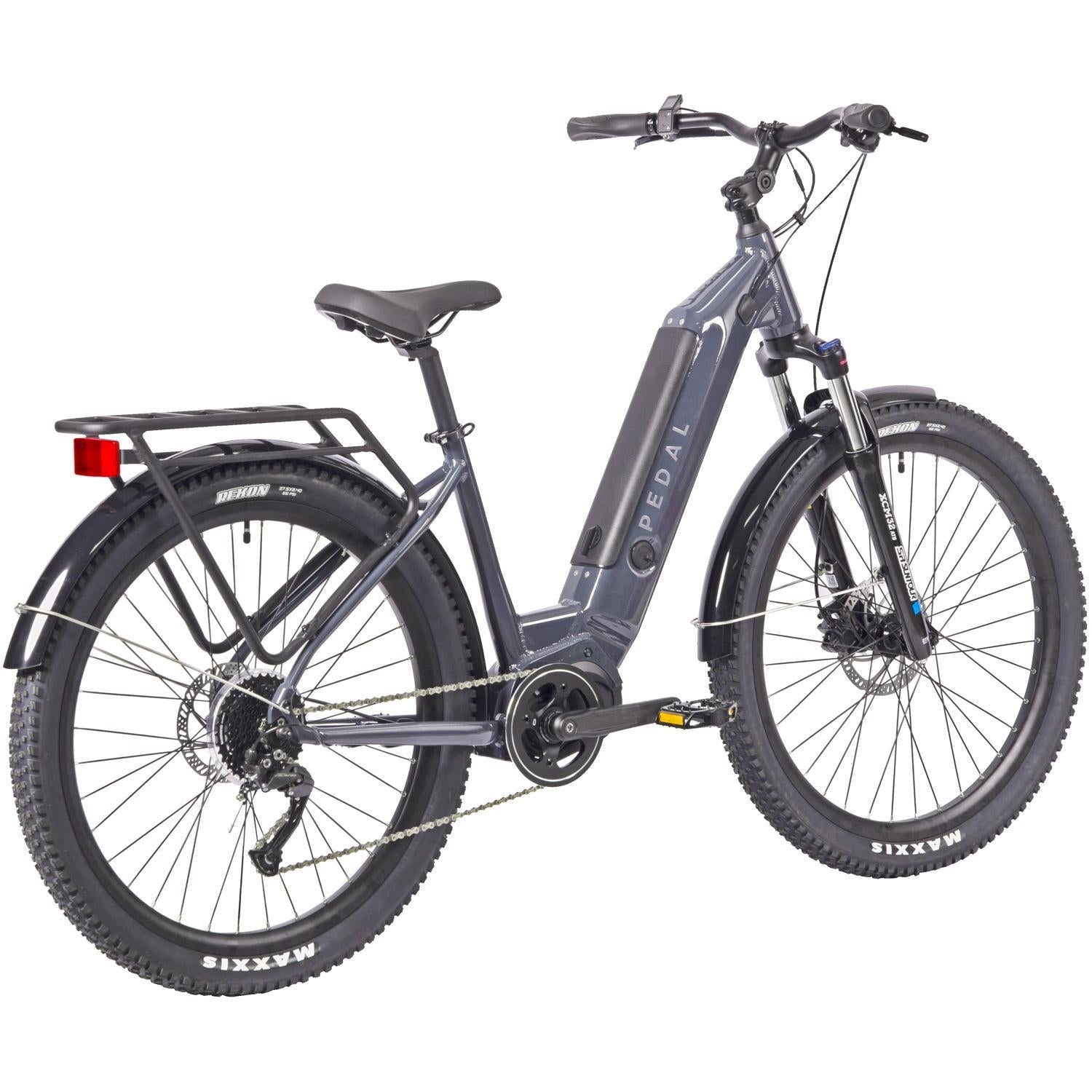 Pedal Lynx 3 ST Electric Hardtail Mountain Bike 468Wh Battery Dark Grey