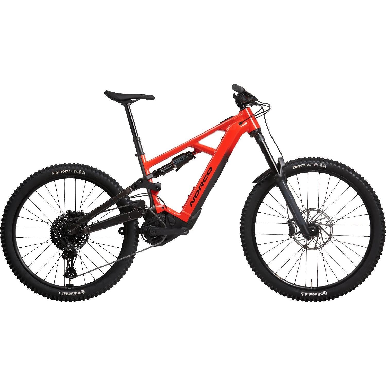 Norco Range VLT A1 Dual Suspension Electric Mountain Bike Red