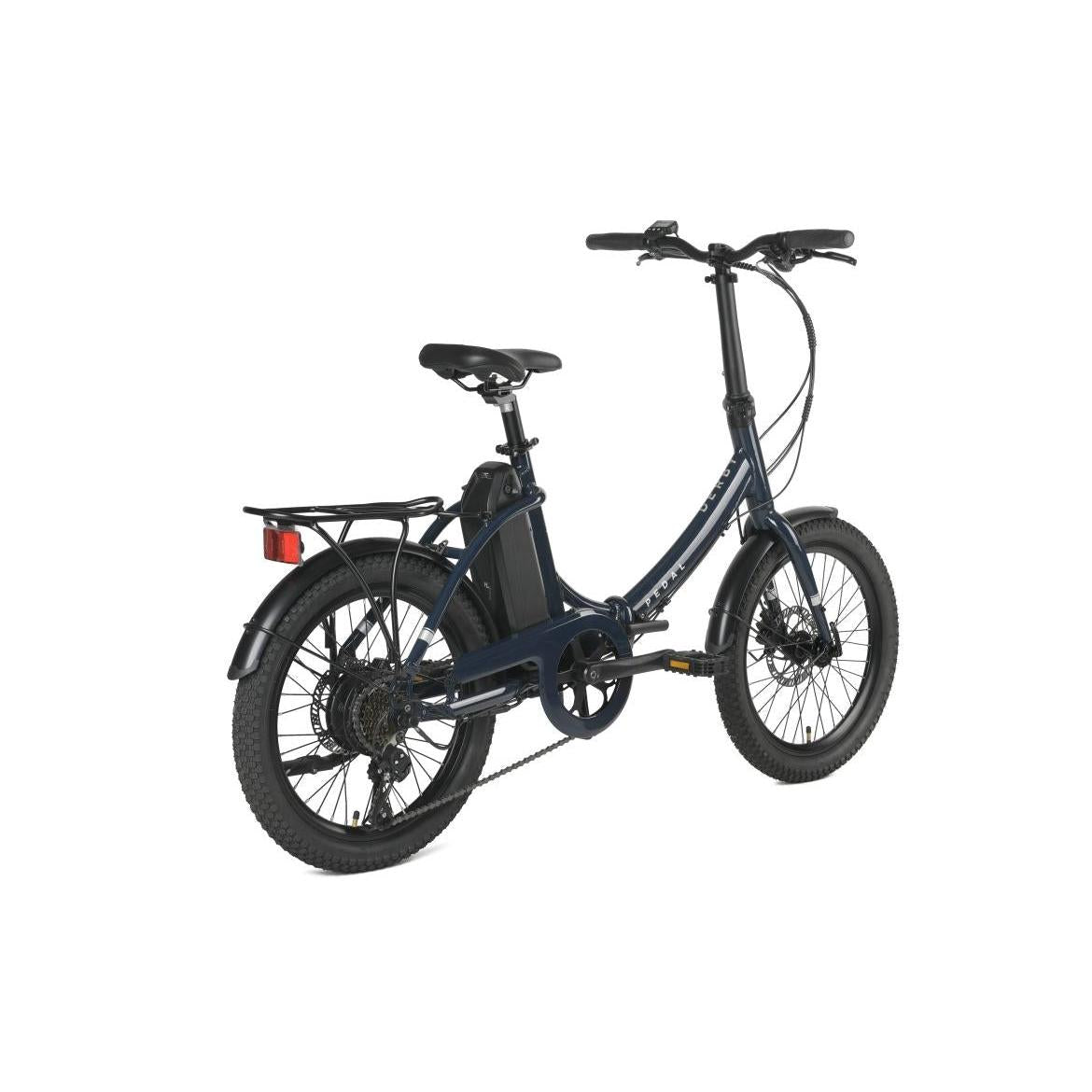 Pedal Derby Electric Folding Bike Dark Navy