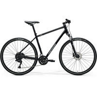 Merida Crossway 100 Hybrid Bike Black/Silver