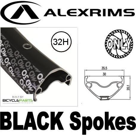 Alex Rims MD30 27.5'' Wheel Rear 32H 650B Sealed Novatec Hub