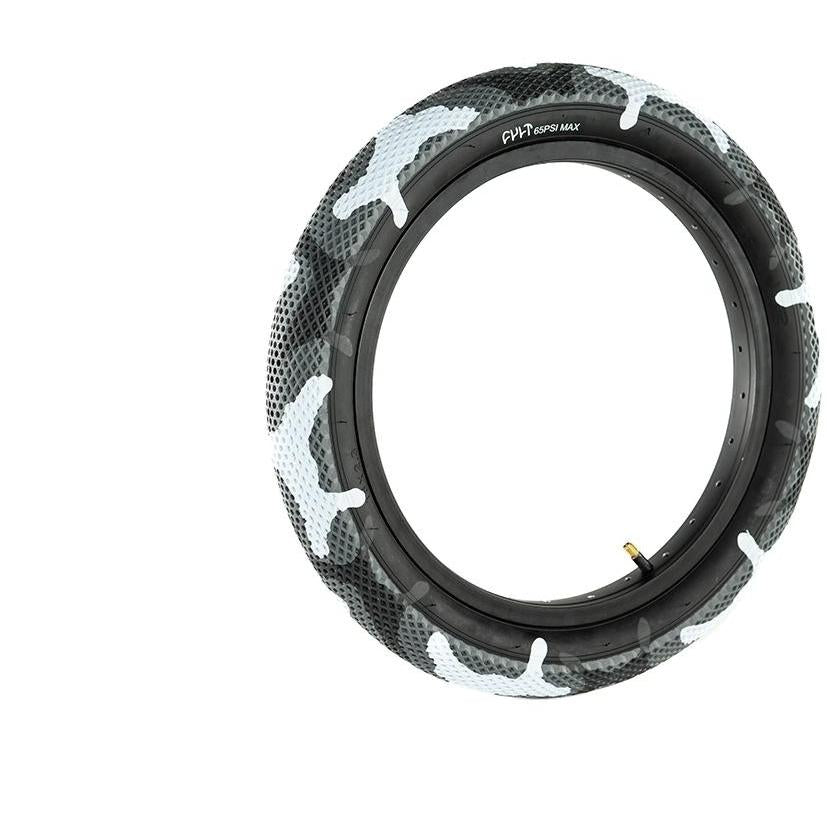 Cult Vans Bmx Tyre 16 X 2.3'' Grey Camo