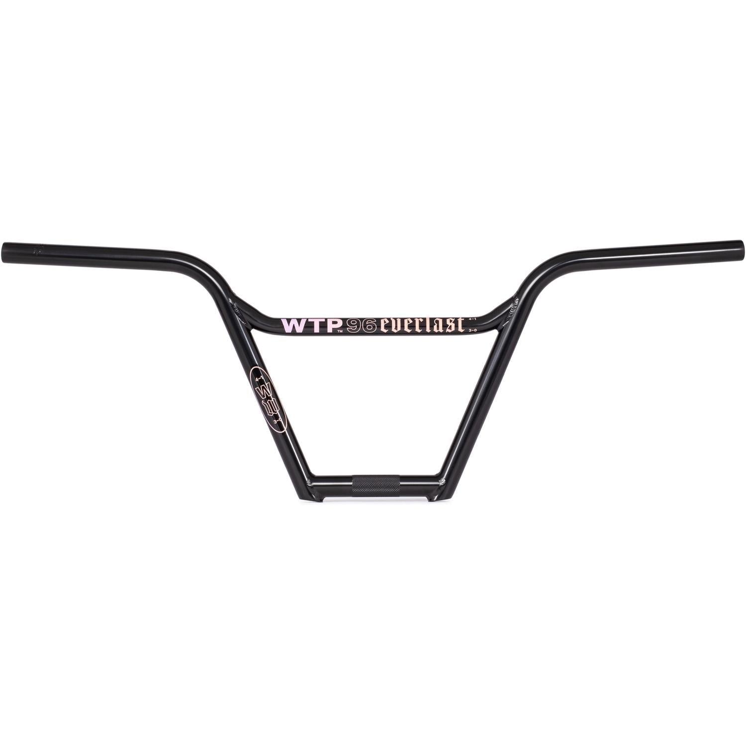 WTP Everlast BMX Handlebar 29.6 x 9.35'' Rise 22.2mm Clamp Black