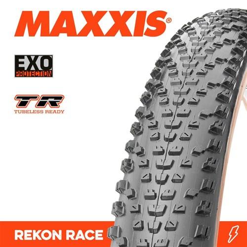 Maxxis Rekon Race TLR Folding MTB Tyre 60TPI 29 x 2.35'' Tanwall