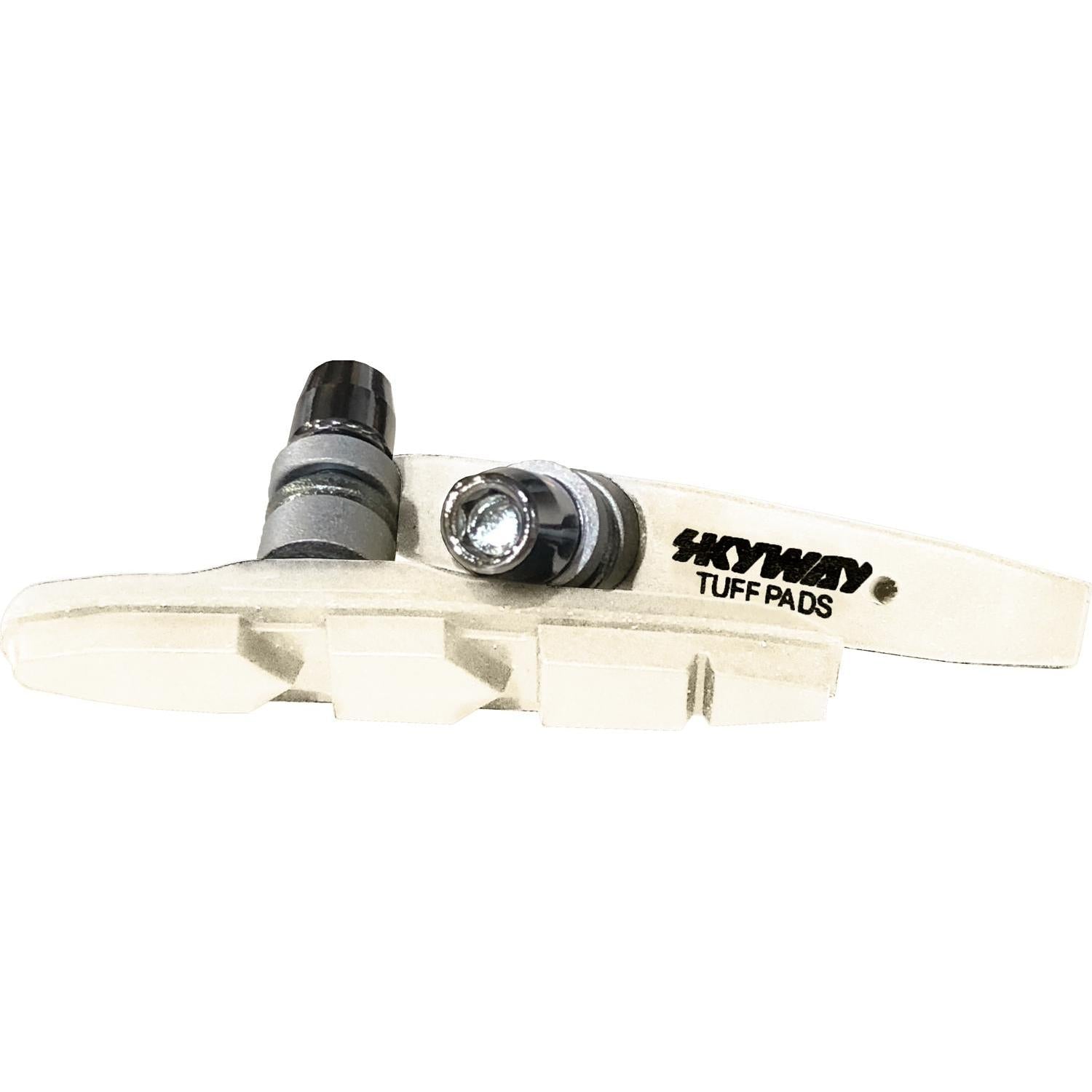 Skyway Logo Tuff Pad Brake Pads White