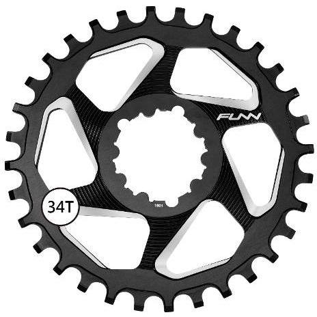 Funn Solo DX Narrow Wide Chain Ring 34T Sram Direct Mount Black