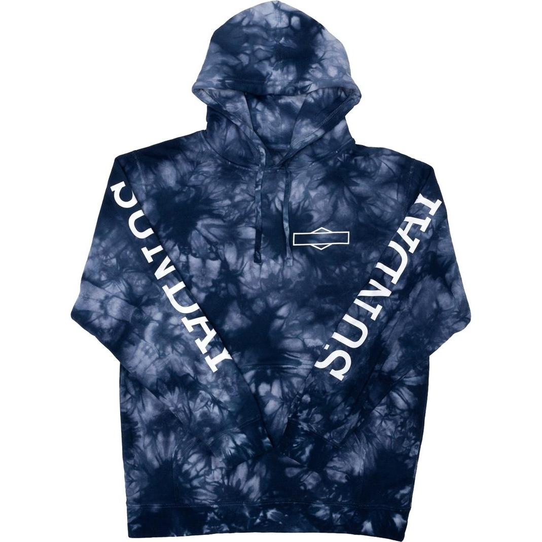 Sunday Rockwell Box Hoodie X-Large Navy Dye