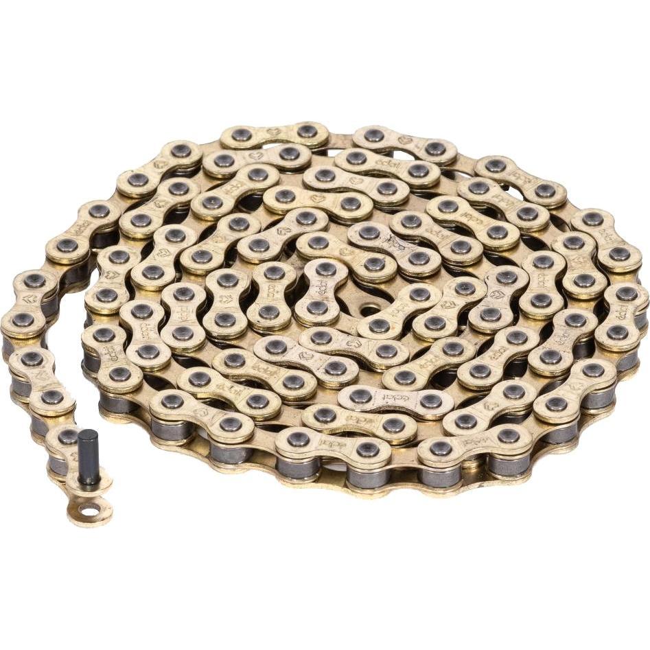 Eclat Stroke Solid Half Link Chain 1/2 x 1/8 x 100L Gold