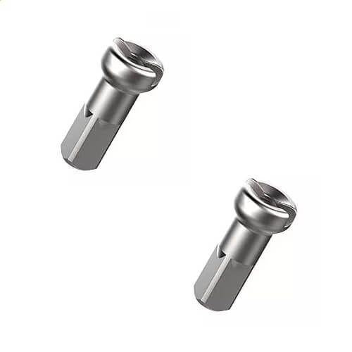 Pillar PB Brass Nipple 13G 14mm Silver
