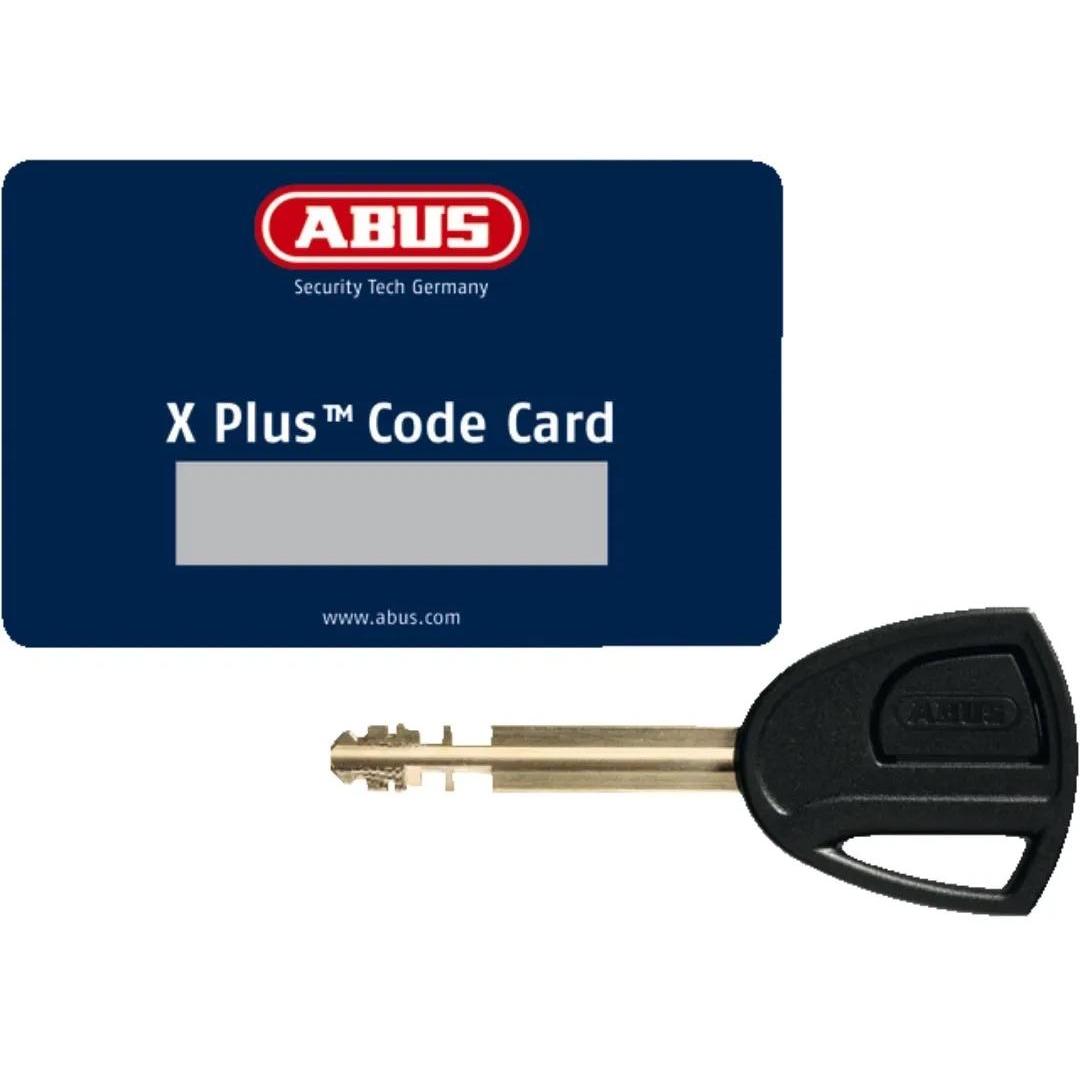 Abus Bordo 6000K Key Folding Lock 120cm Black with SH Bracket