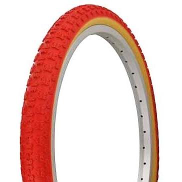 CST Comp 3 C714 BMX Tyre 20 x 2.125'' Red/Skin Wall