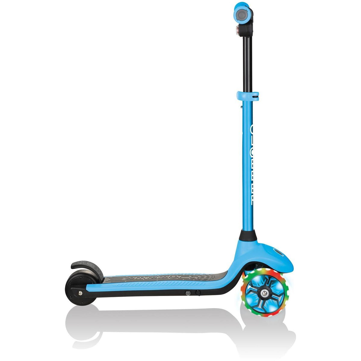 Globber One K E-Motion 4 Plus Electric Kids Scooter Sky Blue