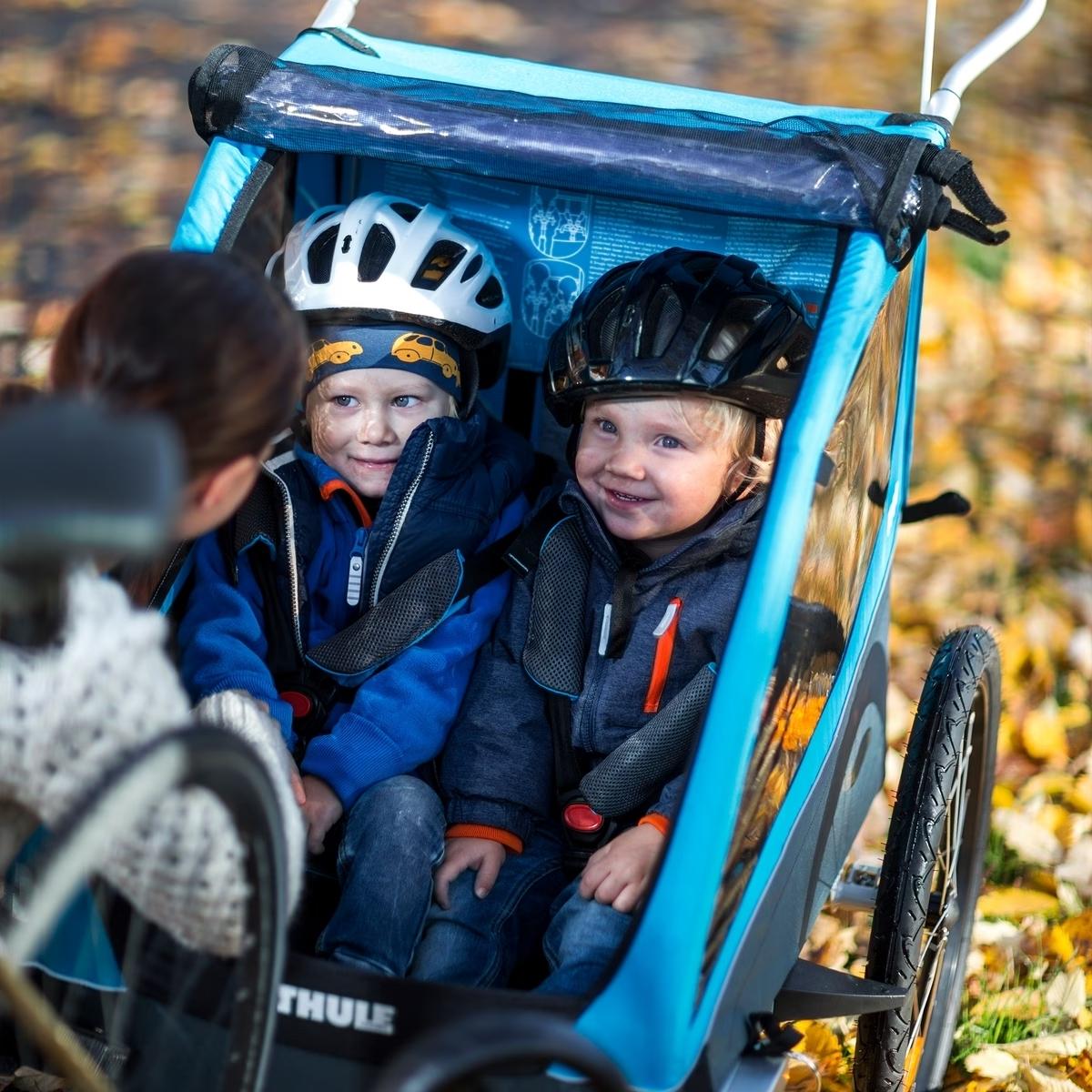 Thule Coaster XT 2 Seat Bike Child Trailer Black