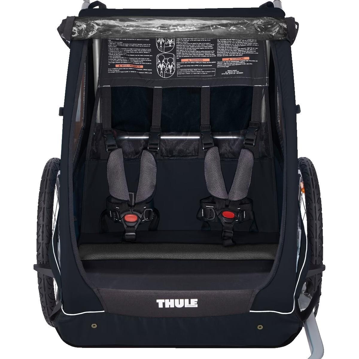 Thule Coaster XT 2 Seat Bike Child Trailer Black