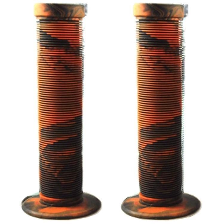 QBP BMX Candy Sticks Grips 130mm Black/Orange