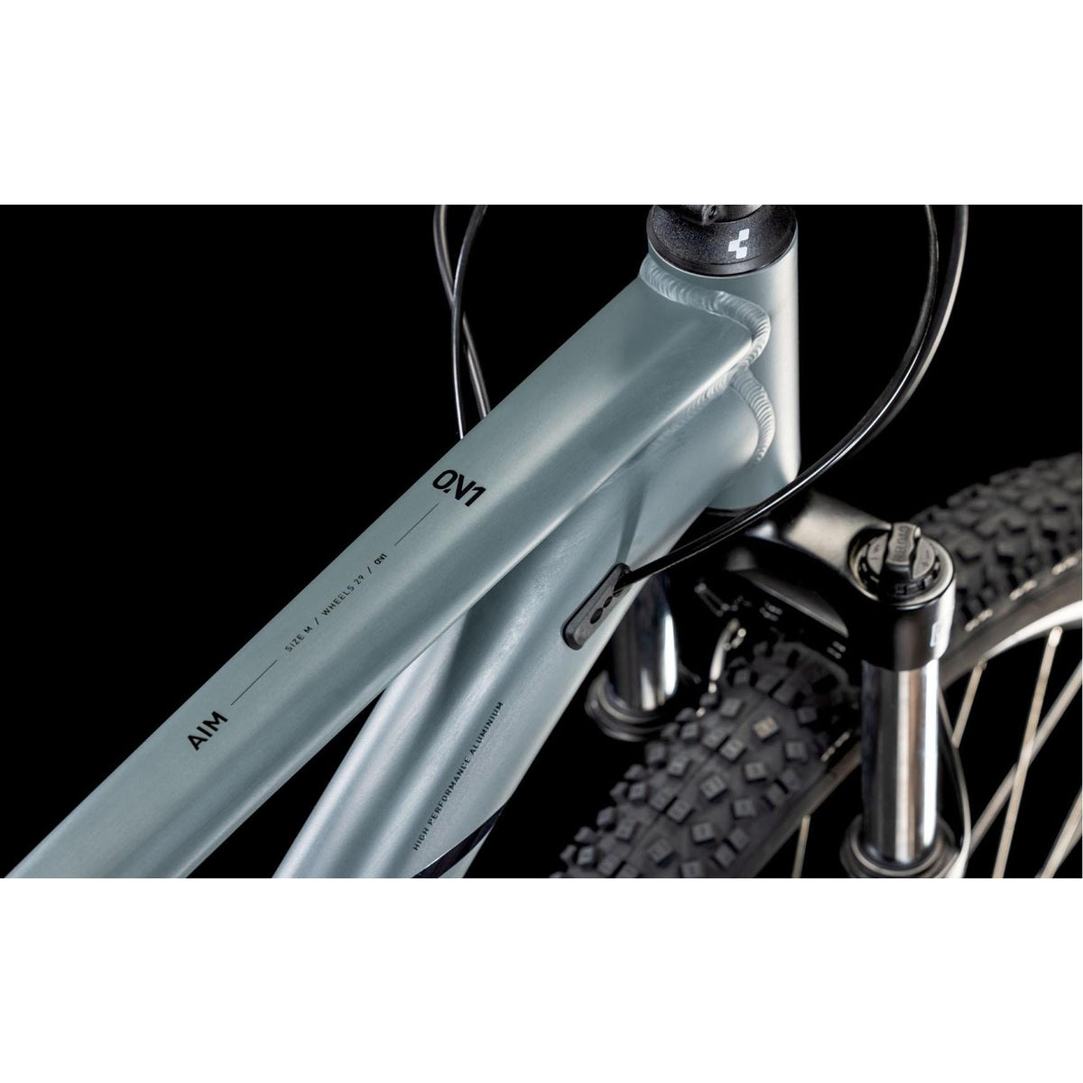 Cube Aim ONE Hardtail Mountain Bike Foggyblack'n'Black
