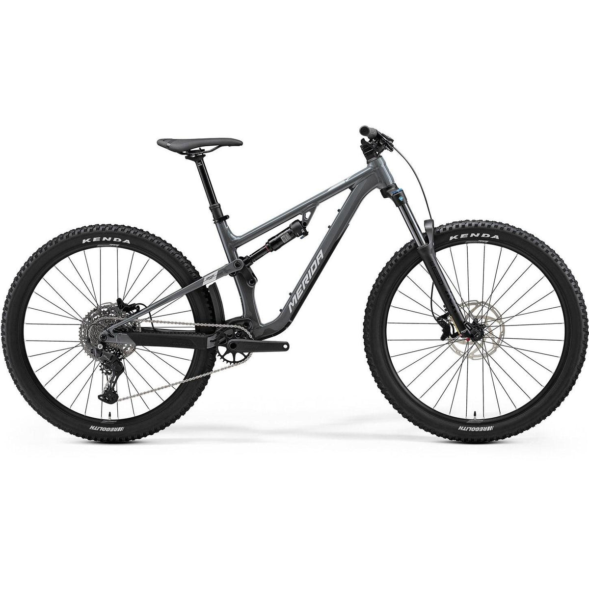 Merida One-Forty 400 Dual Suspension Mountain Bike Cool Grey/Silver