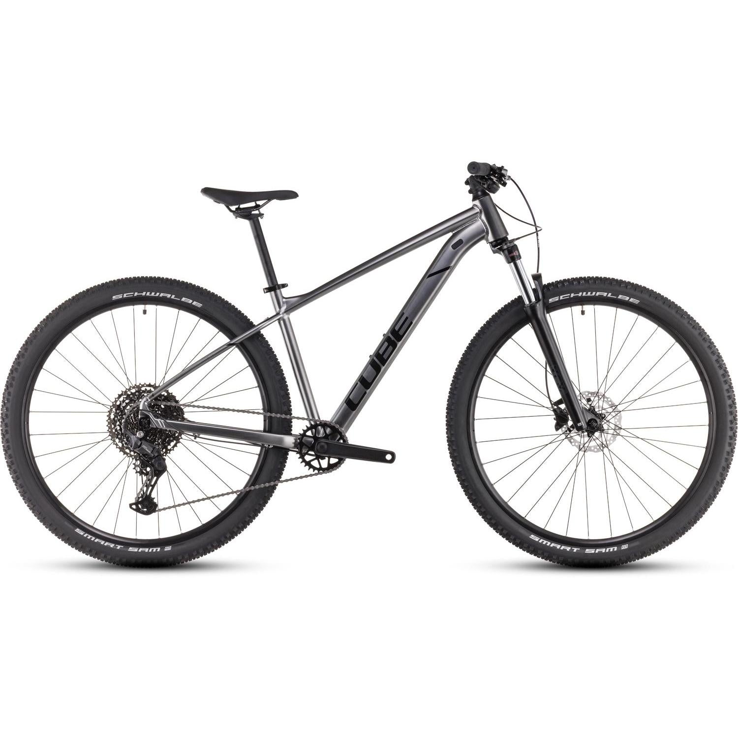 Cube Aim SLX Hardtail Mountain Bike Slateblack'n'Black