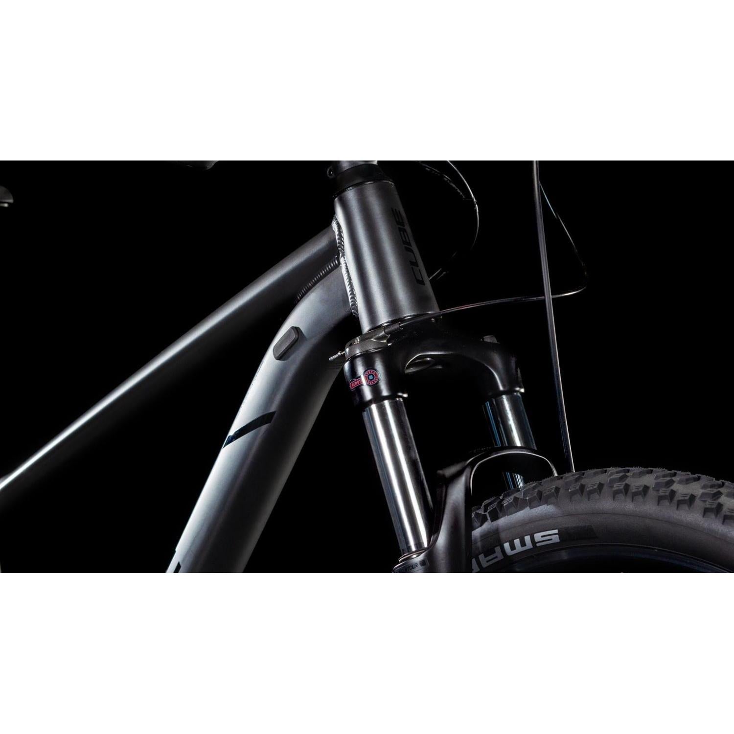 Cube Aim SLX Hardtail Mountain Bike Slateblack'n'Black
