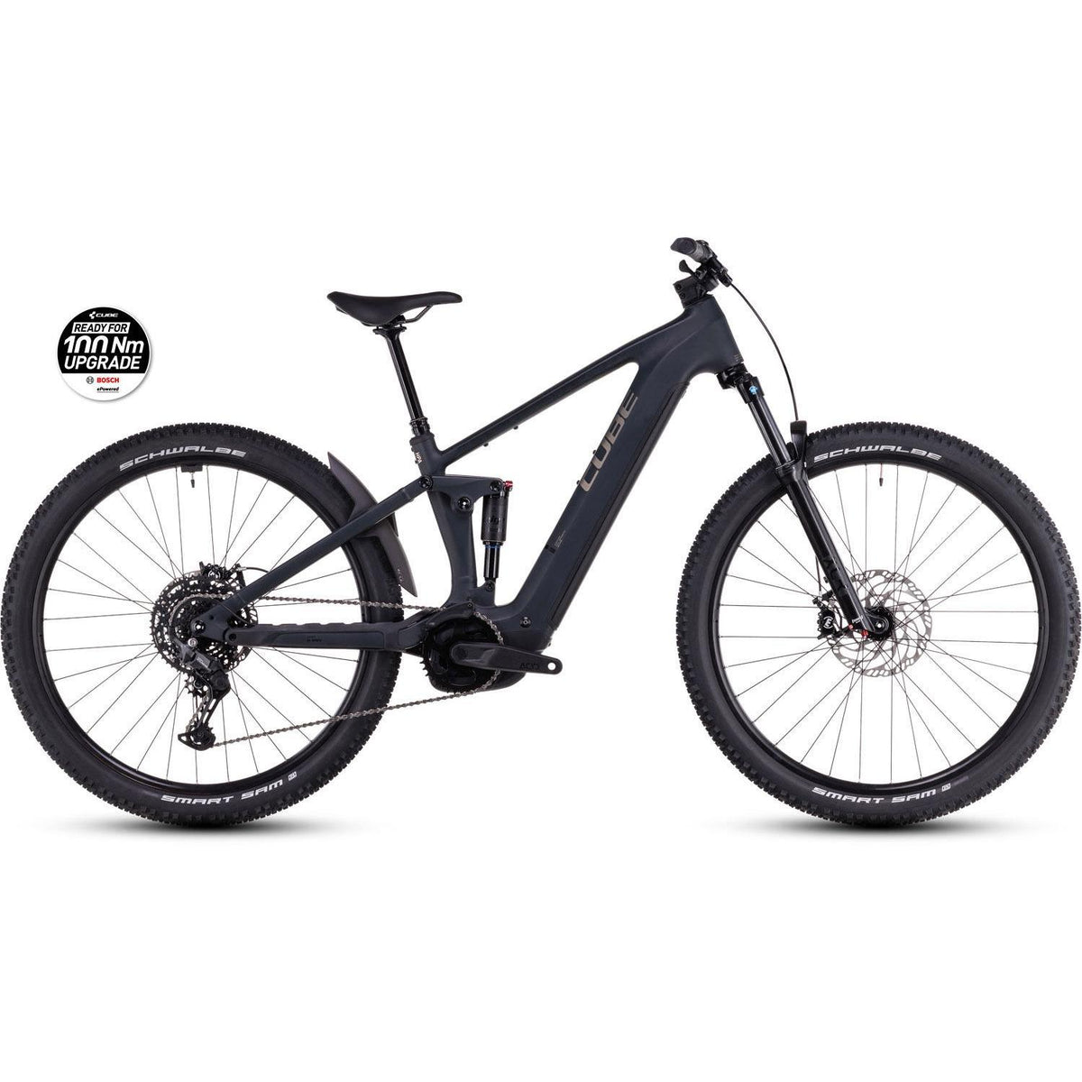 Cube Stereo Hybrid ONE22 Pro 800 Electric Trail Bike Night'n'Chrome