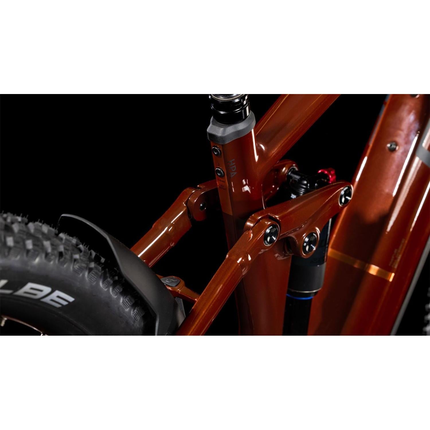 Cube Stereo Hybrid ONE44 Pro 800 Electric Enduro Bike Bourbon'n'Black