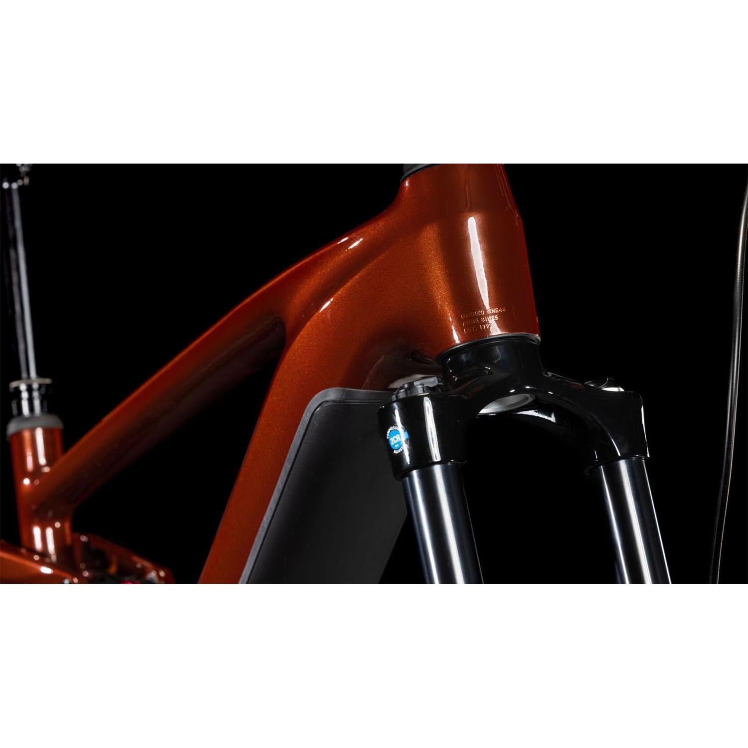 Cube Stereo Hybrid ONE44 Pro 800 Electric Trail Bike Bourbon'n'Black