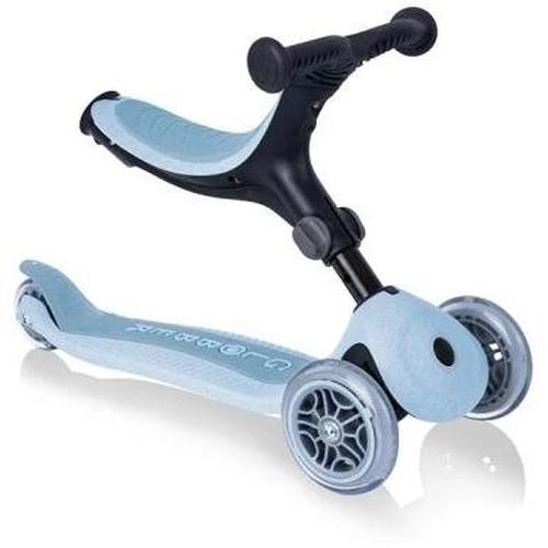 Globber Go Up Plus Ecologic 3in1 Folding 3 Wheel Kids Scooter Blueberry