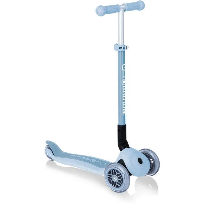 Globber Go Up Plus Ecologic 3in1 Folding 3 Wheel Kids Scooter Blueberry