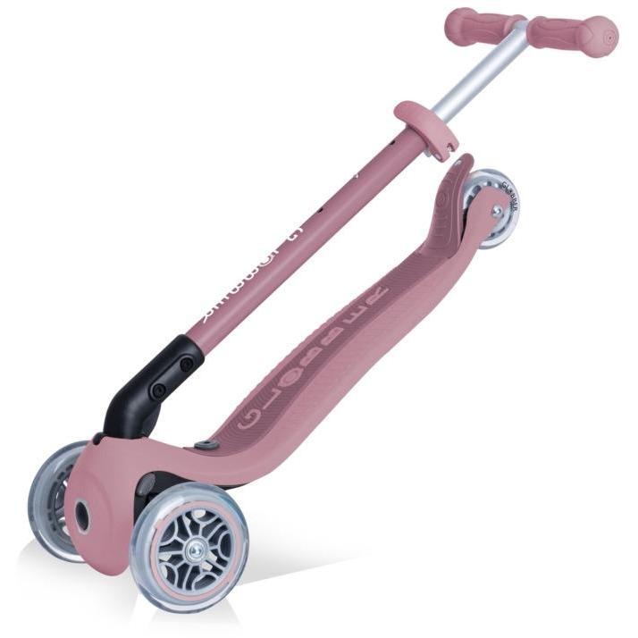 Globber Go Up Plus Ecologic 3in1 Folding 3 Wheel Kids Scooter Berry