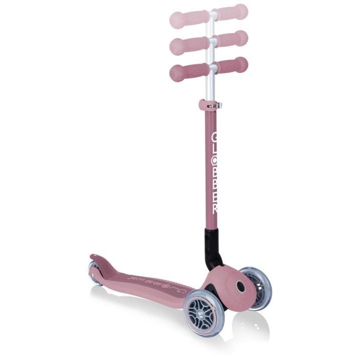 Globber Go Up Plus Ecologic 3in1 Folding 3 Wheel Kids Scooter Berry