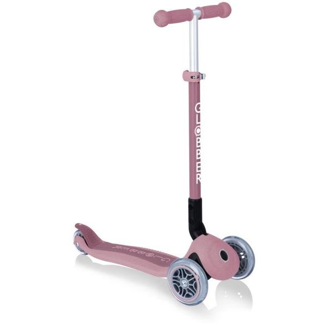 Globber Go Up Plus Ecologic 3in1 Folding 3 Wheel Kids Scooter Berry