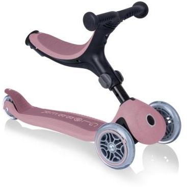 Globber Go Up Plus Ecologic 3in1 Folding 3 Wheel Kids Scooter Berry