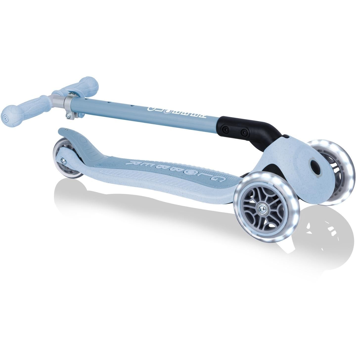 Globber Ecologic Primo Foldable Scooter With Lights Blueberry