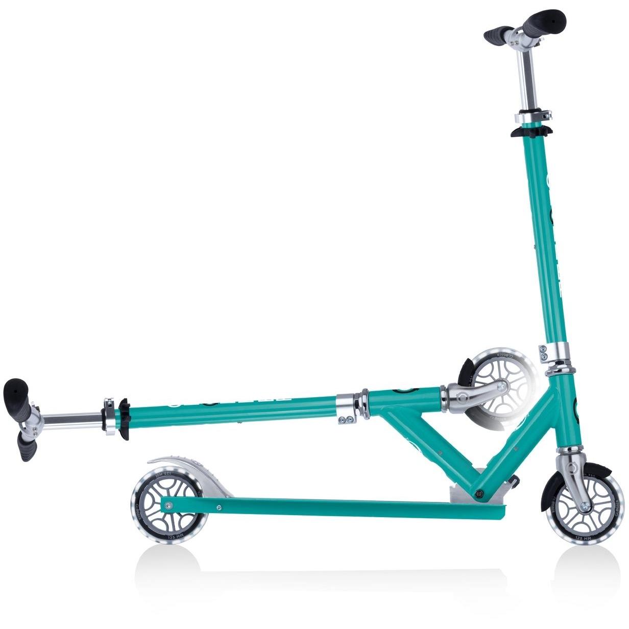 Globber Flow Element Scooter With Lights Jade