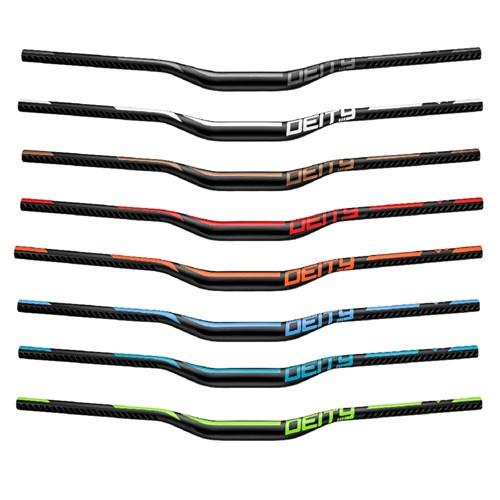 Deity Ridgeline Handlebar 800 x 25mm Rise 35mm Bore Red