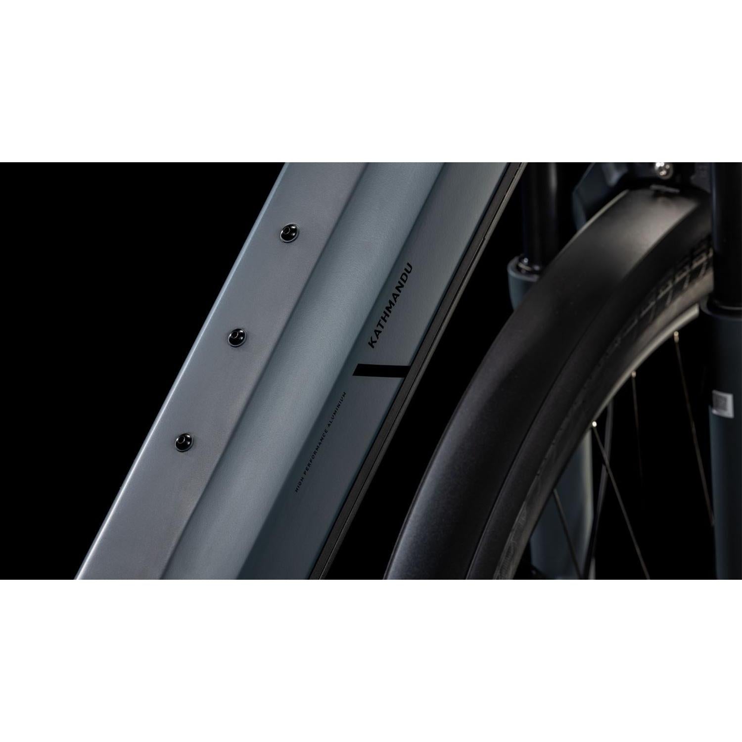 Cube Kathmandu Hybrid ONE 800 Easy Entry Electric Hybrid Bike Shadowgrey'n'Black