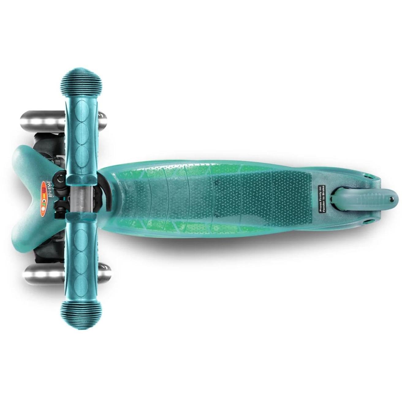 Micro Mini Plus LED Scooter Aqua – 99 Bikes