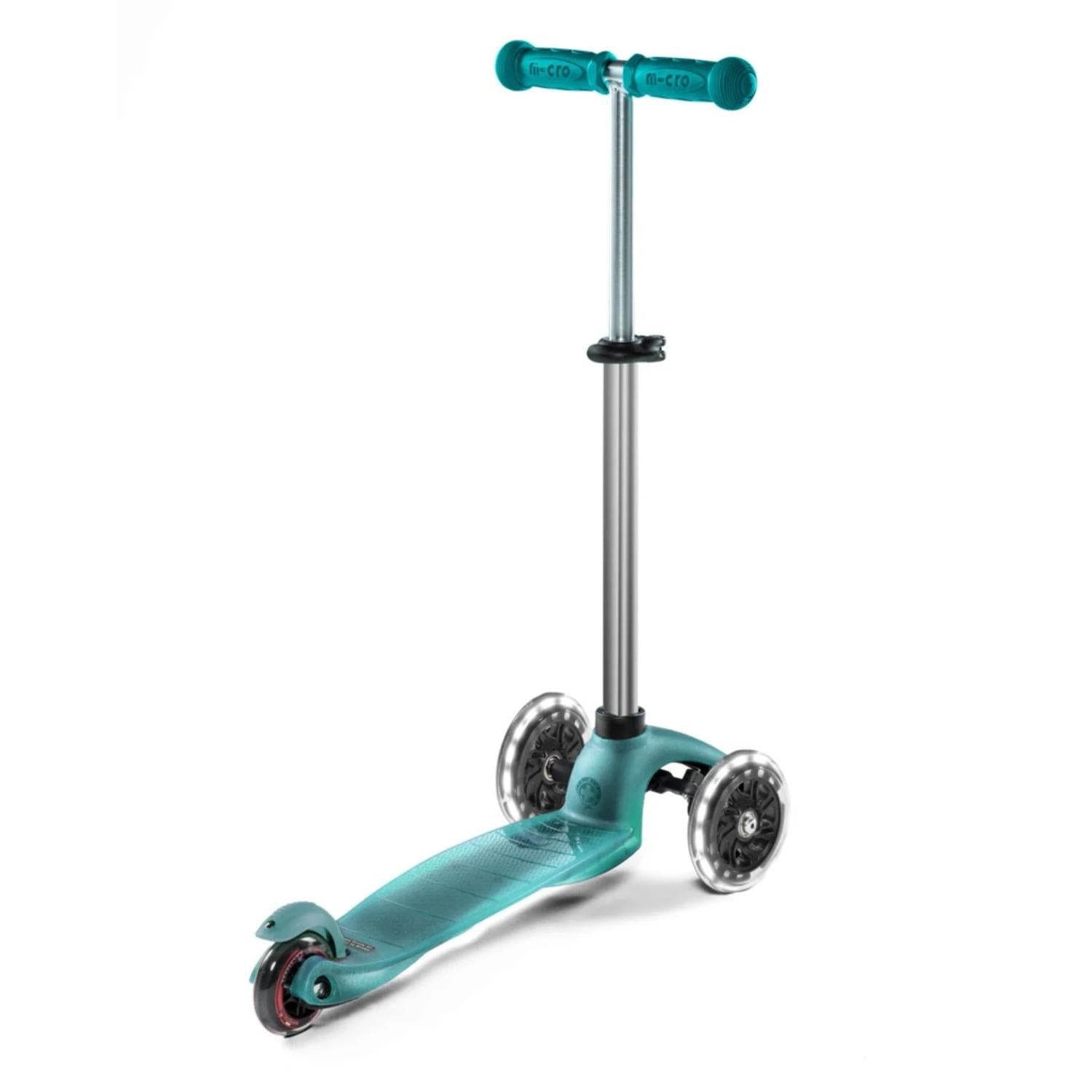 Micro Mini Plus LED Scooter Aqua