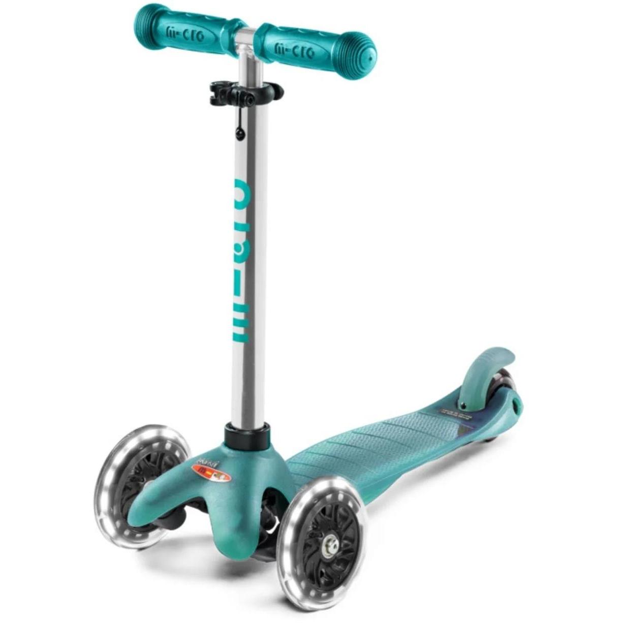 Micro Mini Plus LED Scooter Aqua