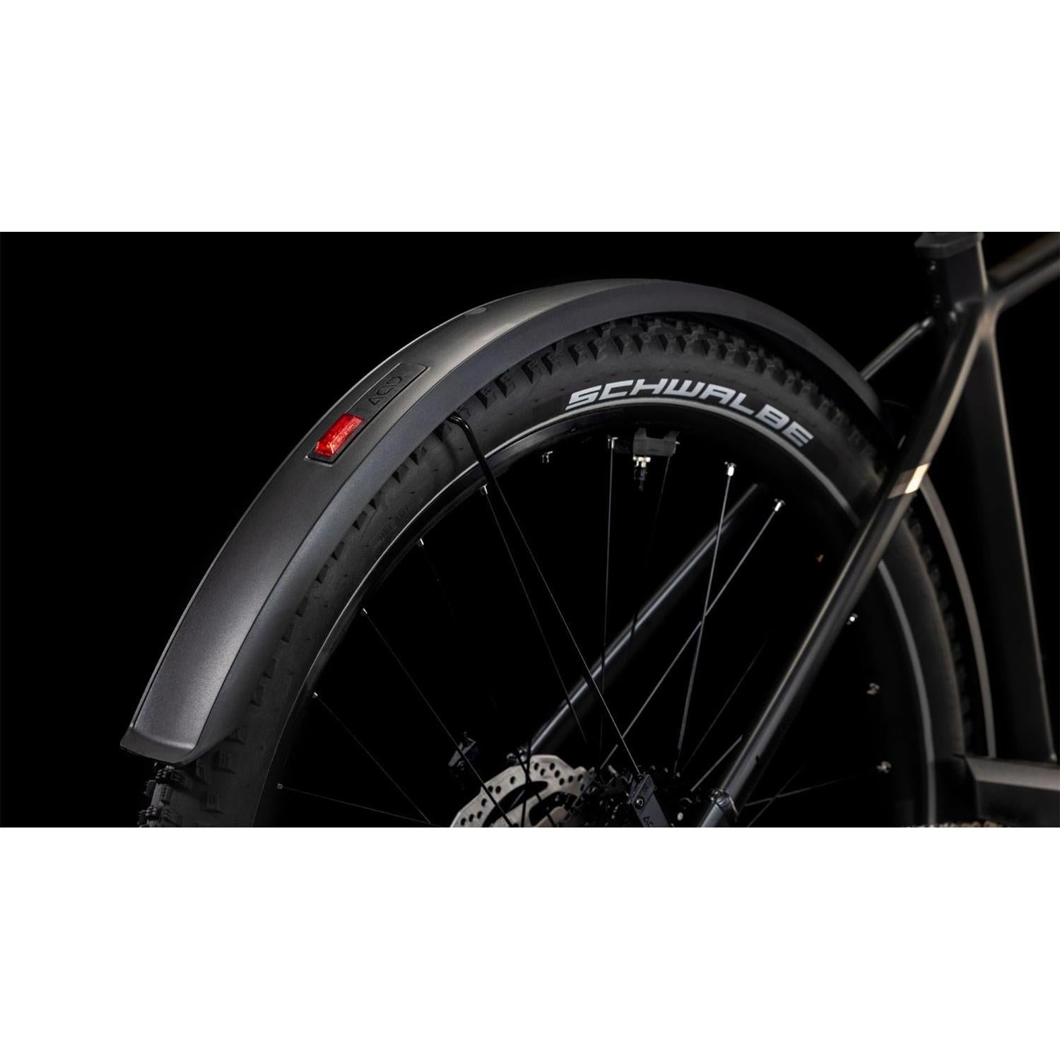 Cube Nuride Hybrid Pro 600 Allroad Electric Hybrid Bike Black'n'Bronze