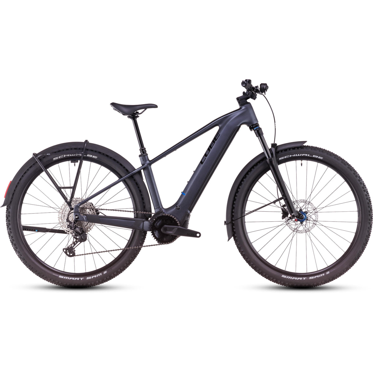 Cube Reaction Hybrid Pro 800 Allroad Electric Hybrid Bike Metallicgrey'n'Black