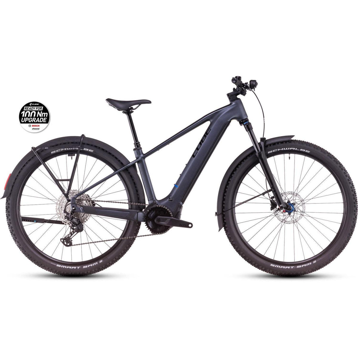 Cube Reaction Hybrid Pro 800 Allroad Electric Hybrid Bike Metallicgrey'n'Black