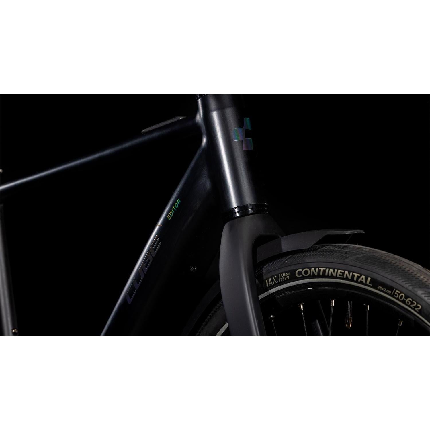 Cube Editor Hybrid Pro FE 400X Electric Hybrid Bike Black'n'Spectral