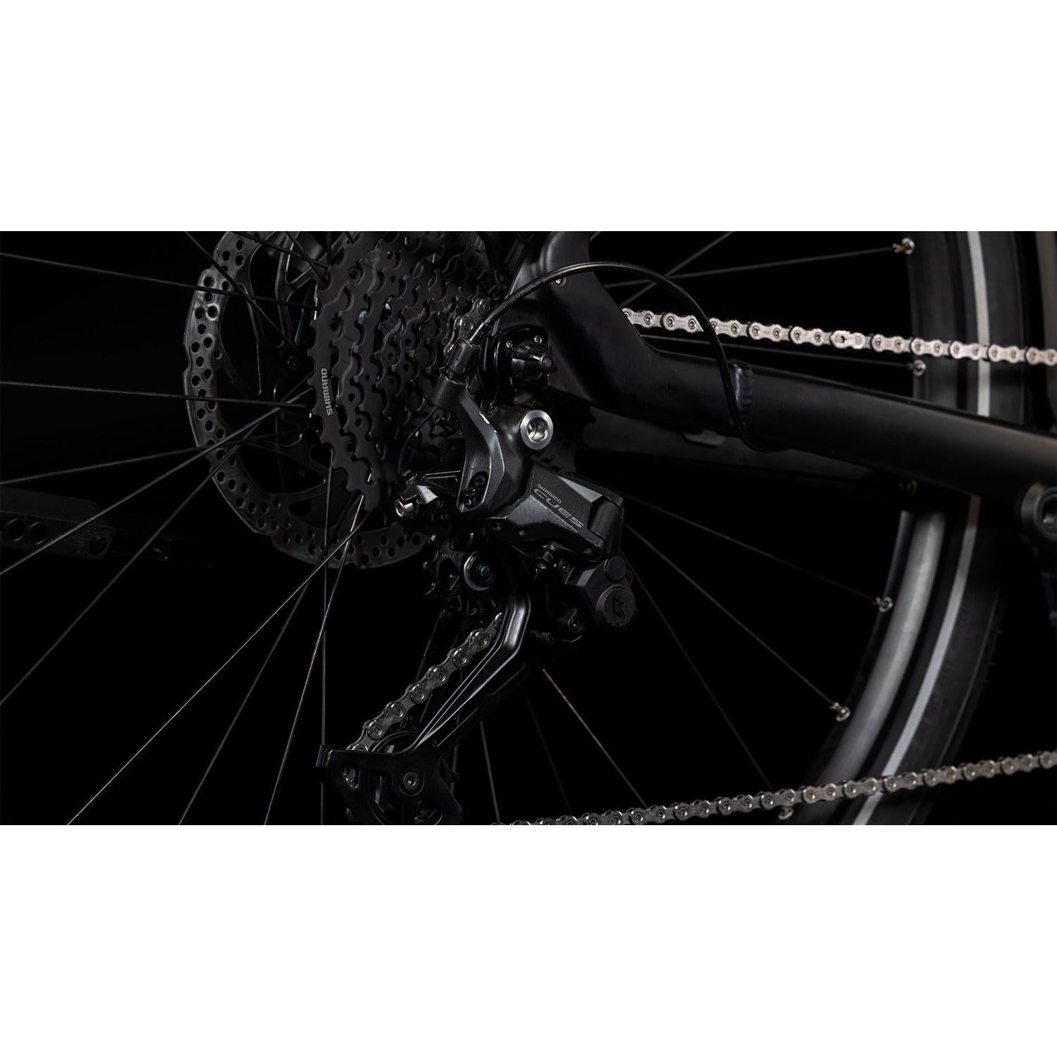 Cube Editor Hybrid Pro FE 400X Electric Hybrid Bike Black'n'Spectral