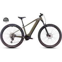 Cube Reaction Hybrid Pro 600 Electric Hardtail Mountain Bike Dustyolive'n'Gold