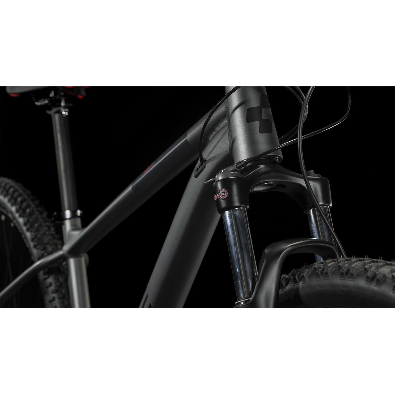 Cube AIM Hardtail Mountain Bike Grey 'n' Red